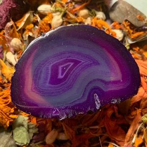 Agate stone phone stand handmade